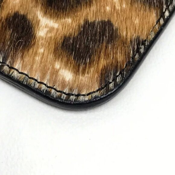 MCM x PHENOMENON collaboration Leopard iPad case Brown Pony-Hair - Picture 7 of 8